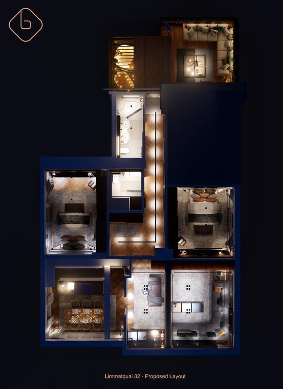 Le Bijou Lq82 Spectacular Limmatview Penthouse Zurique Exterior foto
